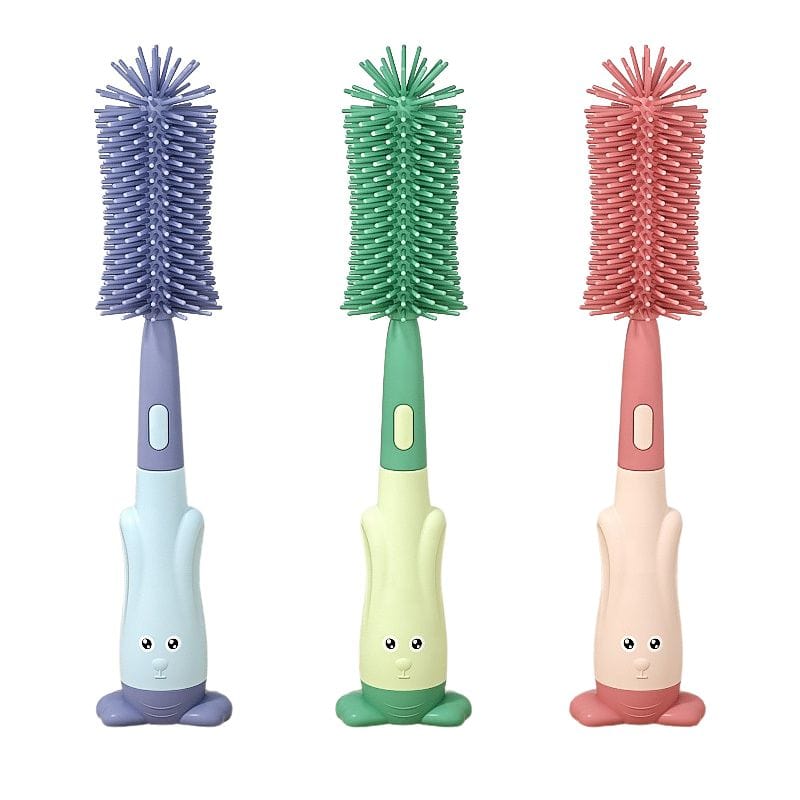 Brosse Biberon Silicone - Hygiène Bébé Optimale