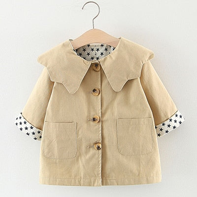 2023 printemps automne filles coupe-vent manteau vestes bébé