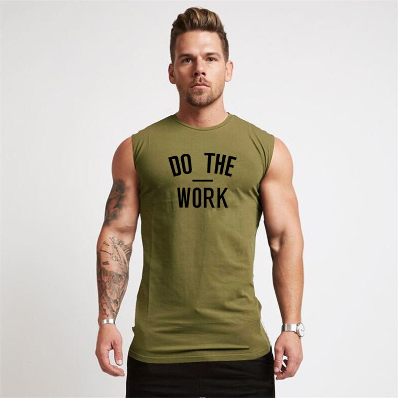 Débardeur de fitness Homme – T-shirt sans manches à séchage rapide – Débardeur de sport pour entraînement et sport – débardeur de musculation/tank top homme pour la gym