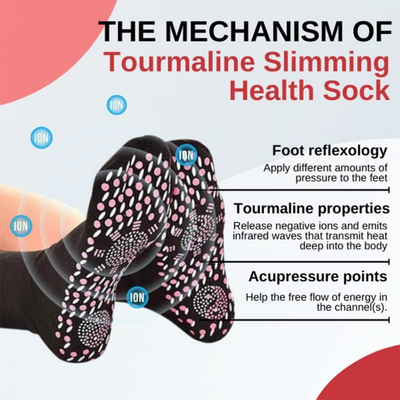 2 PAIRS slimming acupressure sock 