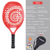 Raquette de Paddle de Tennis de plage,Carbone Professionnel, visage en doux ,équipement de Tennis Padel avec Housse de Protection,pour le Tennis de Plage