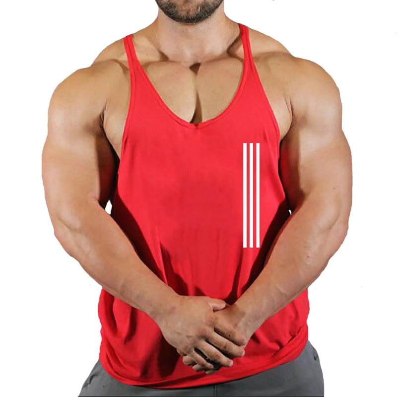 Homme Débardeur de Sport T-Shirt Gilet sans Manche Maillot Tank Top Stretch Fitness Jogging Gym