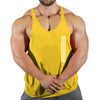 Homme Débardeur de Sport T-Shirt Gilet sans Manche Maillot Tank Top Stretch Fitness Jogging Gym