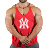 Homme Débardeur de Sport T-Shirt Gilet sans Manche Maillot Tank Top Stretch Fitness Jogging Gym