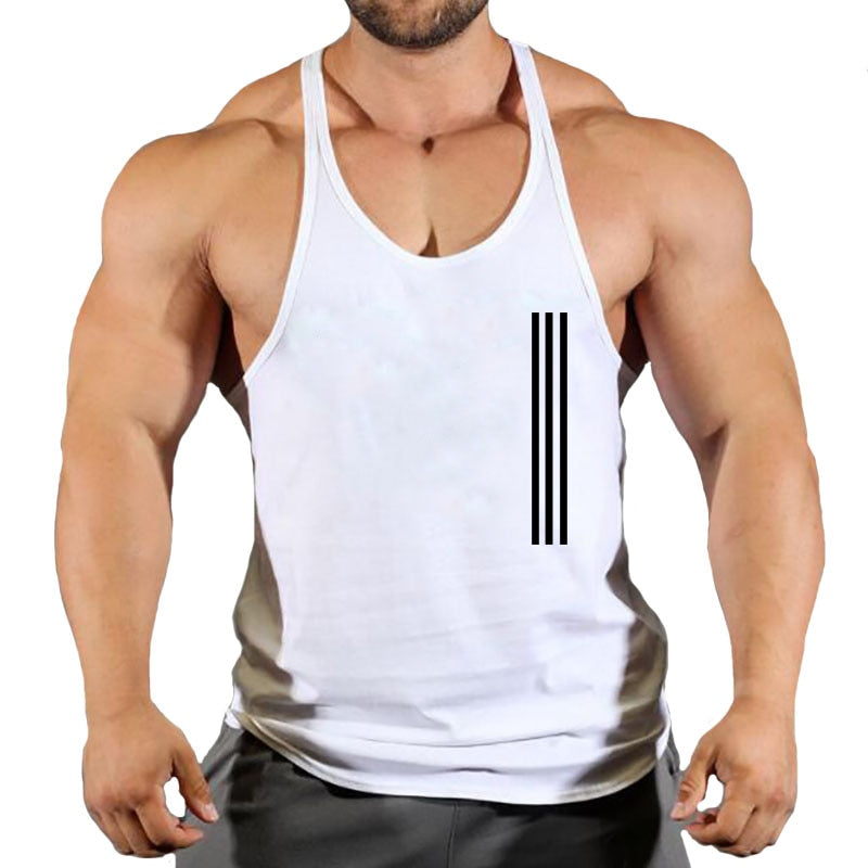 Homme Débardeur de Sport T-Shirt Gilet sans Manche Maillot Tank Top Stretch Fitness Jogging Gym