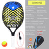 Raquette de Paddle de Tennis de plage,Carbone Professionnel, visage en doux ,équipement de Tennis Padel avec Housse de Protection,pour le Tennis de Plage