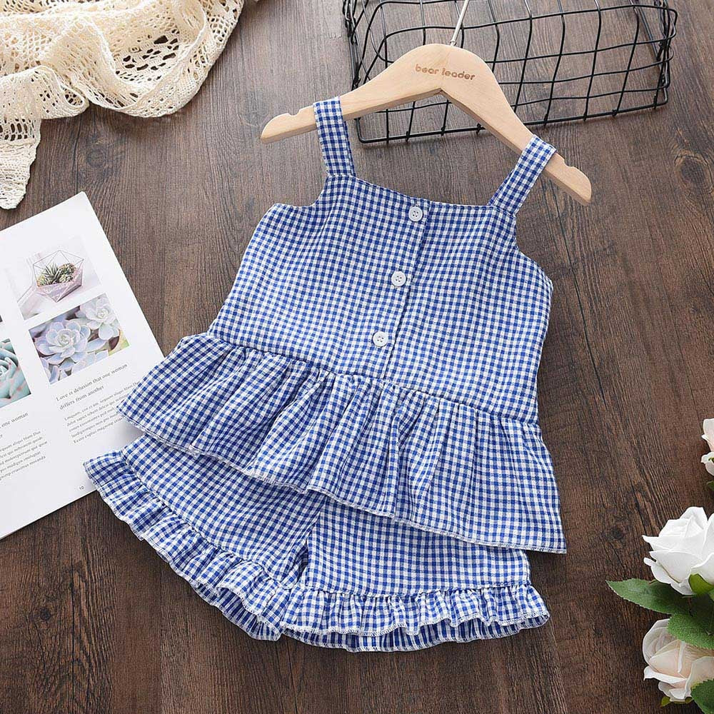 2 pièces ensembles bébé filles vêtements