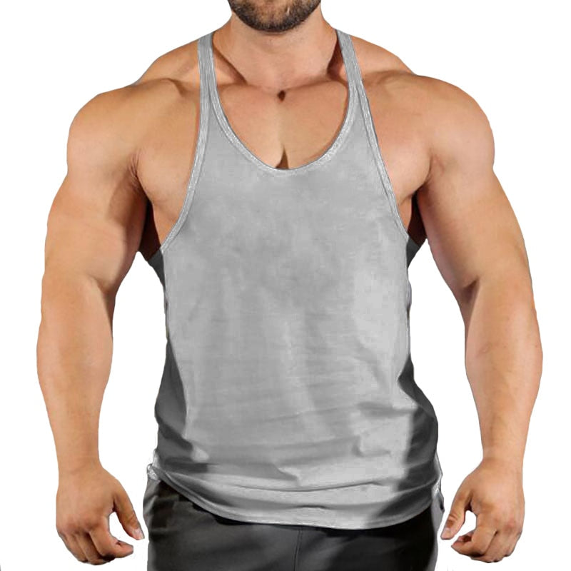 Homme Débardeur de Sport T-Shirt Gilet sans Manche Maillot Tank Top Stretch Fitness Jogging Gym