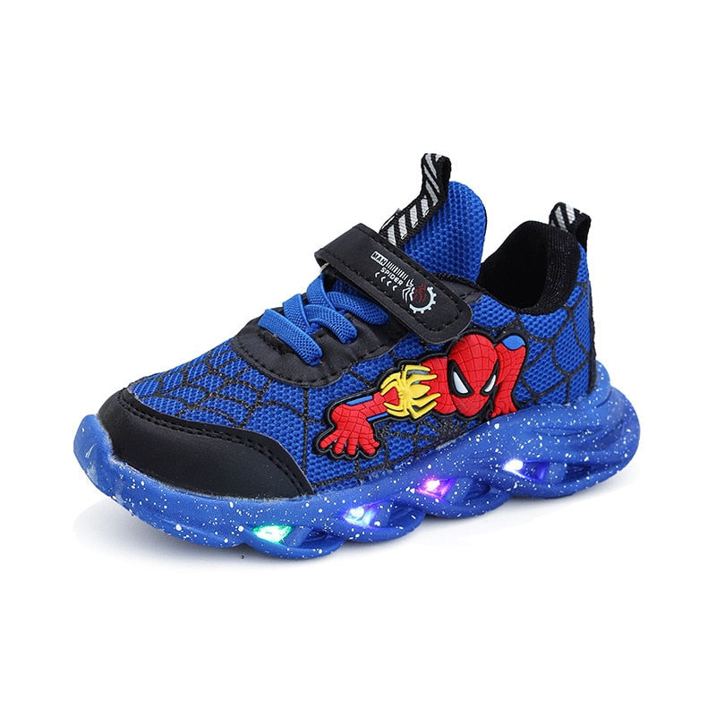 Chaussures lumineuses imprimé SPIDER MAN pour enfants