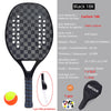 Raquette de Paddle de Tennis de plage,Carbone Professionnel, visage en doux ,équipement de Tennis Padel avec Housse de Protection,pour le Tennis de Plage