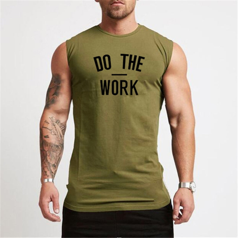 Débardeur de fitness Homme – T-shirt sans manches à séchage rapide – Débardeur de sport pour entraînement et sport – débardeur de musculation/tank top homme pour la gym