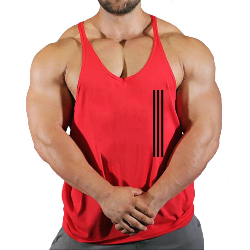 Homme Débardeur de Sport T-Shirt Gilet sans Manche Maillot Tank Top Stretch Fitness Jogging Gym