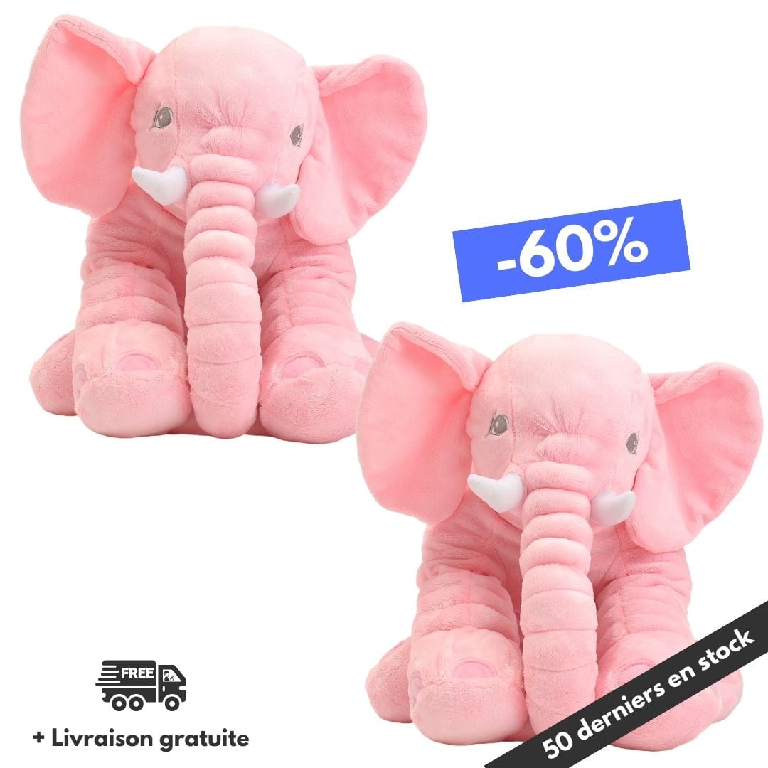 Peluche Éléphant Calin 60 cm | Bébé DRANV