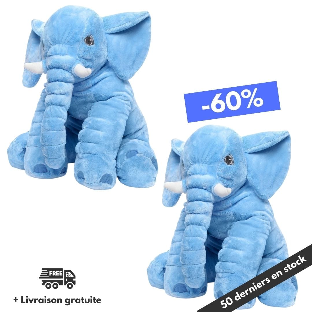 Peluche Éléphant Calin 60 cm | Bébé DRANV