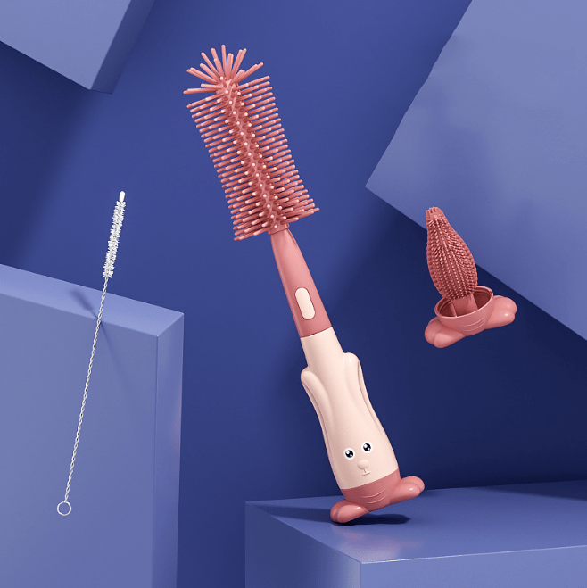 BabyBrush™ Brosse pour biberon 3-en-1 pour bébé