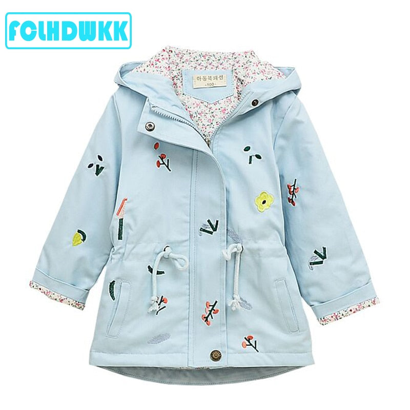 2023 printemps automne filles coupe-vent manteau vestes bébé