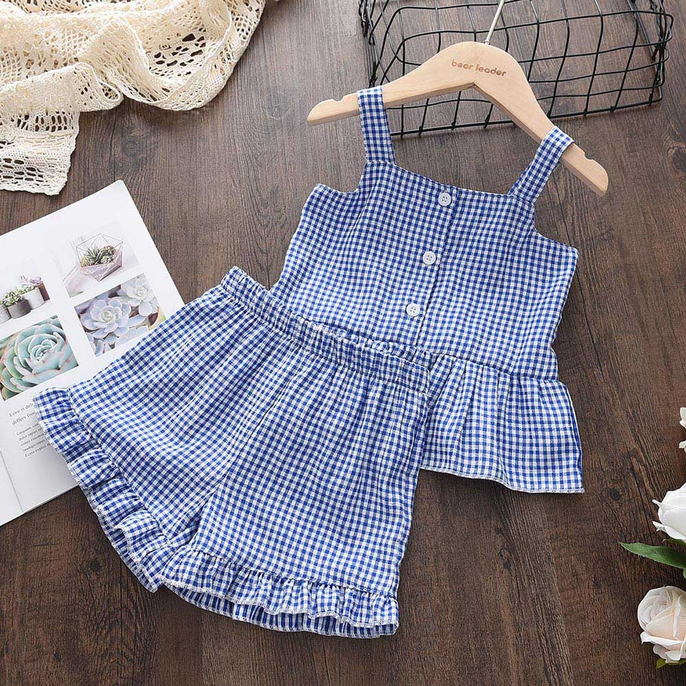 2 pièces ensembles bébé filles vêtements