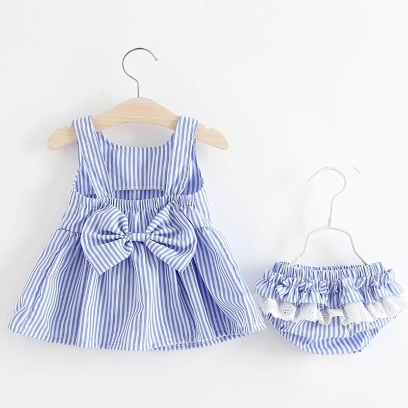 sans manches robe fille 2 pièces ensembles pantalons courts + robe ensemble